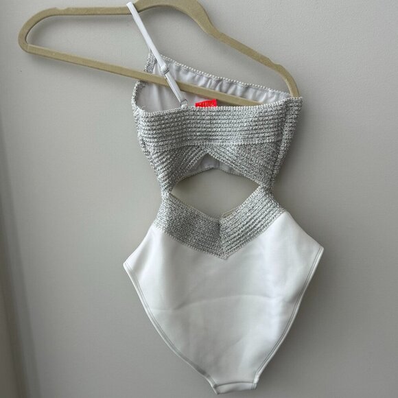 River Island One Shoulder Swimsuit - Picture 9 of 11